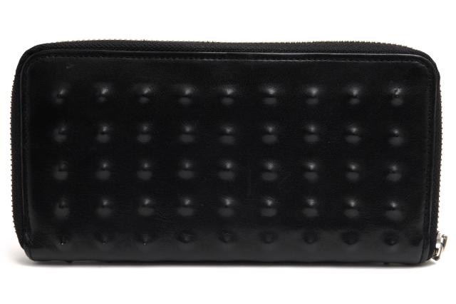 ○ミハラヤスヒロ MIHARA YASUHIRO 牛革 キップスキン 長財布 59894300 Studs Invisible Long Wallet 炙り出し 小銭入れあり ラウ  中古 ○ミハラヤスヒロ MIHARA YASUHIRO 牛革 キップスキン 長財布 59894300