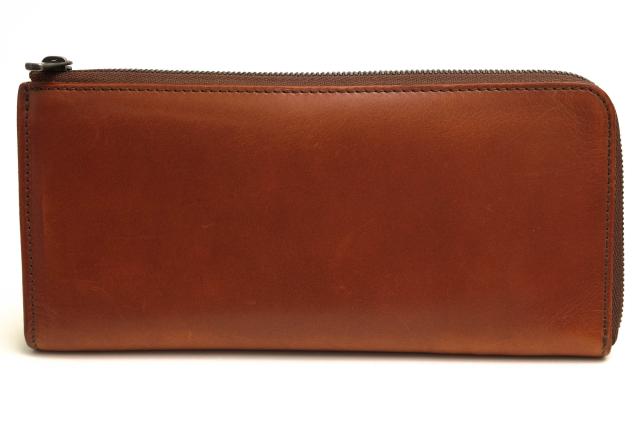 ○サーカス オブ ハピネス Circus of Happiness ベルギー・マシュア社サドルプルアップレザー 牛革 長財布 ロングL字ウォレット サ 中古