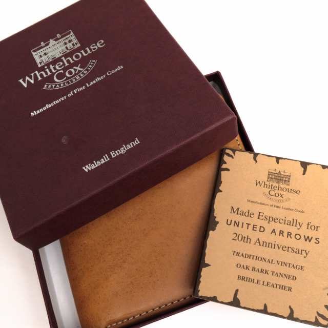 ○ホワイトハウスコックス Whitehouse Cox ヴィンテージブライドルレザー ユナイテッドアローズ UNITED ARROWS  20周年記念モデル 中古｜au PAY マーケット