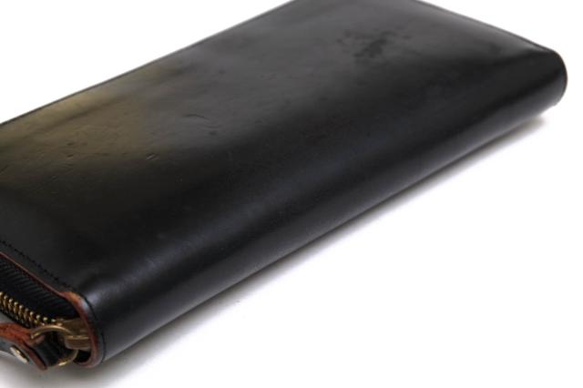 ○ポーター 吉田カバン PORTER 牛ショルダー革 イタリア輸入革 タンニン鞣し ガラス加工 長財布 187-01346 FILM WALLET フィルム   中古 ○ポーター 吉田カバン PORTER 牛ショルダー革 イタリア輸入革