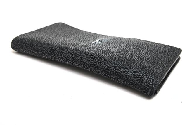 ○エルイーディーバイツ L.E.D.BITES スティングレイ エイ革 長財布 B-2341 RAY レイ 小銭入れあり 二つ折り メンズ 【中古】 中古