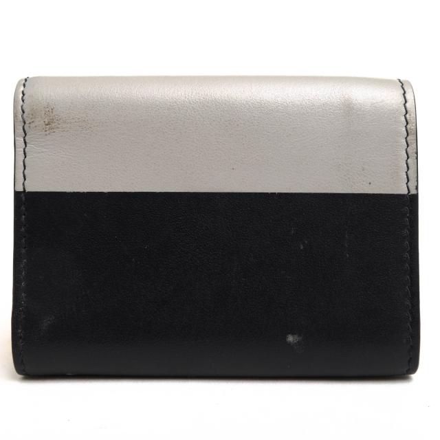○ドルガバ DOLCE＆GABBANA 牛革 カーフ 財布 AK960 BP2525 P.FOGLIO FRENCH FLAP 小銭入れあり 三つ折り バイカラー メンズ 【中 中古_1