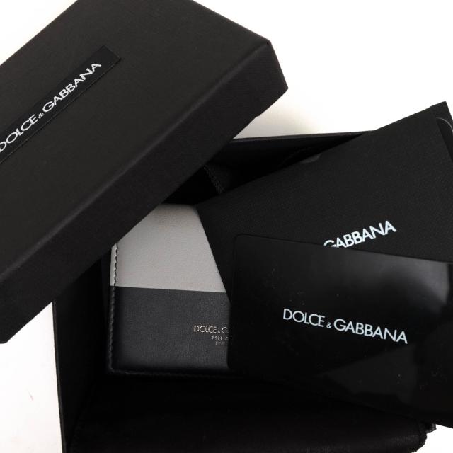 ○ドルガバ DOLCE＆GABBANA 牛革 カーフ 財布 AK960 BP2525 P.FOGLIO FRENCH FLAP 小銭入れあり 三つ折り バイカラー メンズ 【中 中古_8