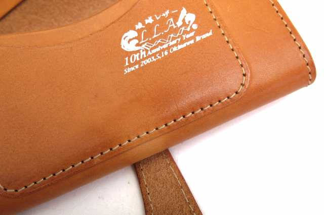 ○琉球レザーL.L.A Ryukyu Leather LLA サドルレザー 牛革 長財布 小銭入れなし 札入れ メンズ 【中古】 中古の通販はau  PAY マーケット - ブランディング | au PAY マーケット－通販サイト