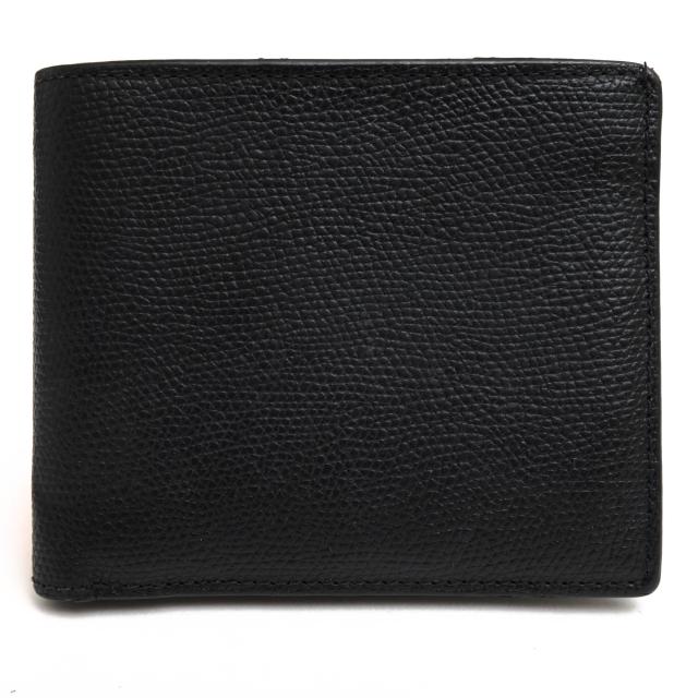 シセイ 三つ折り財布 メンズ Cisei レザー 無地 シンプル NERO Cisei