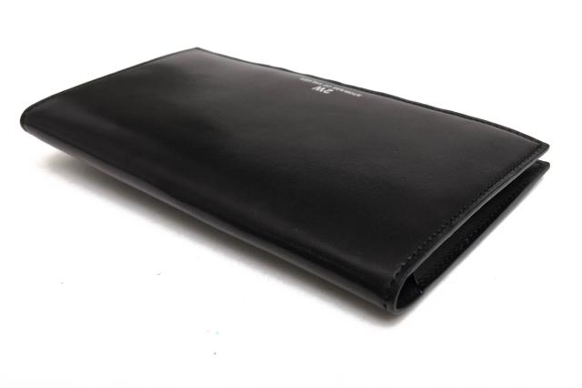 ○ストレージ オブ バリューズ STORAGE OF VALUES 牛革 長財布 14TSXOBK-101 WALLET SET BASE/GLOSS 小銭入れあり 二つ折り メンズ 中古 ○ストレージ オブ バリューズ STORAGE OF VALUES 牛革 長財布