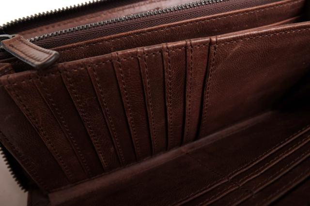 ○ノマドイ NOMADOI 北米産ベジタブルタンニンレザー 牛革 長財布