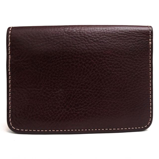 ○土屋鞄 TSUCHIYA-KABAN バケッタレザー 牛革 財布 URBANO ウルバーノ ジャケットパース 小銭入れあり 二つ折り 定番 メンズ 【中 中古