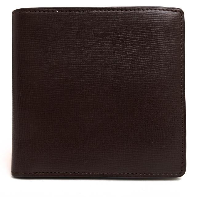 ○ソメスサドル SOMES SADDLE グレイン型押し牛革 長財布 小銭入れなし 札入れ 二つ折り メンズ 【中古】 中古