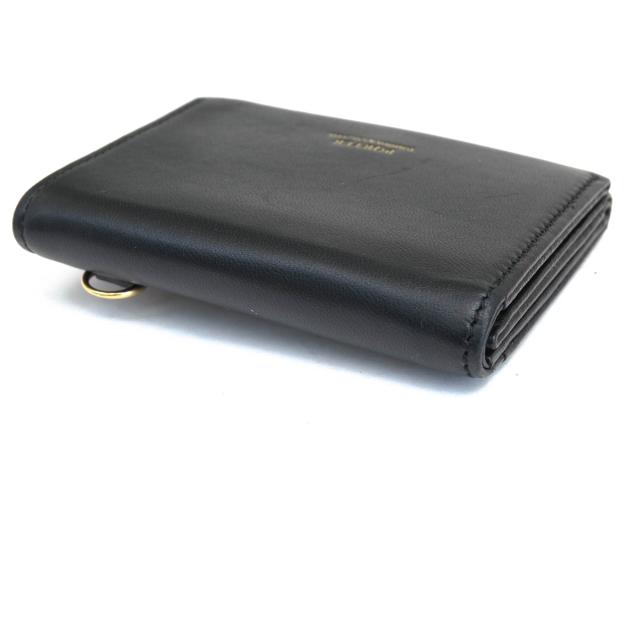 ○ポーター 吉田カバン PORTER 羊革 シープスキン 財布 284-01376 UNI WALLET ユニ コンパクトウォレット 三つ折り 小銭入れあり 中古_3