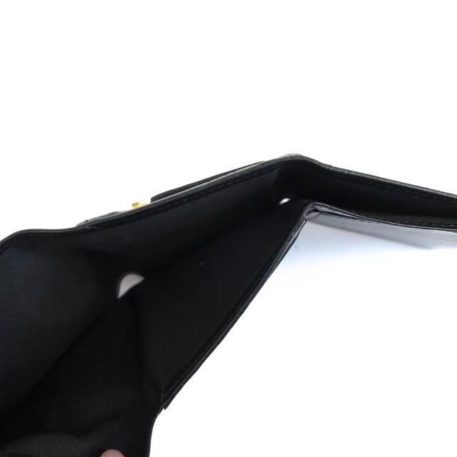 ○ポーター 吉田カバン PORTER 羊革 シープスキン 財布 284-01376 UNI WALLET ユニ コンパクトウォレット 三つ折り 小銭入れあり 中古_6