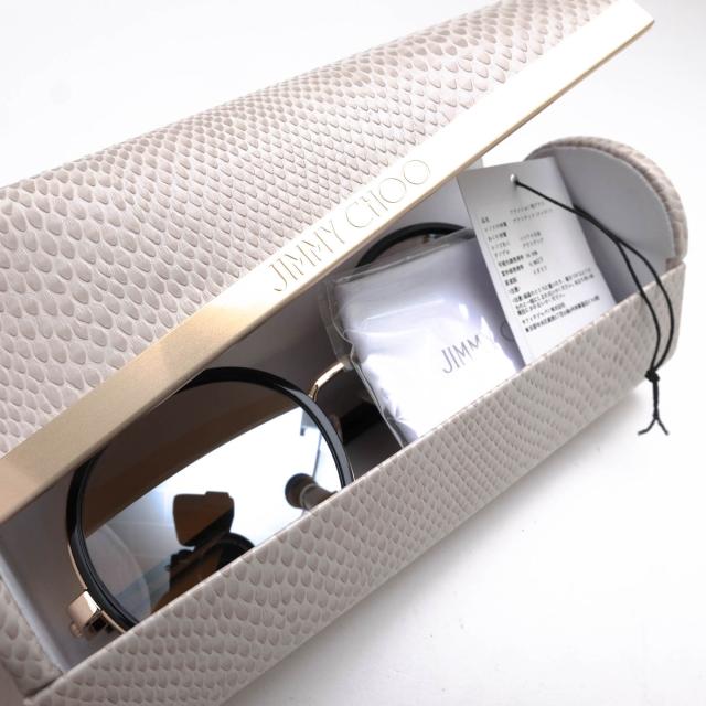 ○ジミーチュウ Jimmy Choo セルフレーム サングラス ANDIE/N/S 2M2T4 ラウンド型 レディース 【中古】 中古 ○ジミーチュウ Jimmy Choo セルフレーム サングラス ANDIE/N/S 2M2T4