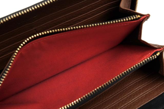 ○ポールスミス Paul Smith 牛革 長財布 PWD476 ストライプ タブ ユニ