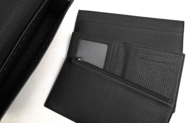 ○ダンヒル Dunhill 牛革 カウハイド 長財布 L2R445A YORK ヨーク 小銭入れあり シボ革 シュリンクレザー 二つ折り メンズ 【中古 中古_6