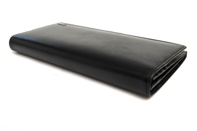 ○ポーター 吉田カバン PORTER 牛ステア コンビネーション鞣し 牛革 長財布 110-02918 SHEEN WALLET 小銭入れあり 二つ折り メンズ 中古_3