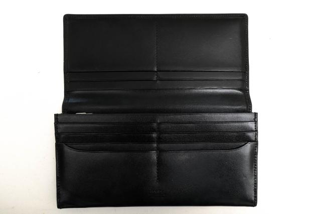 ○ポーター 吉田カバン PORTER 牛ステア コンビネーション鞣し 牛革 長財布 110-02918 SHEEN WALLET 小銭入れあり 二つ折り メンズ 中古_4