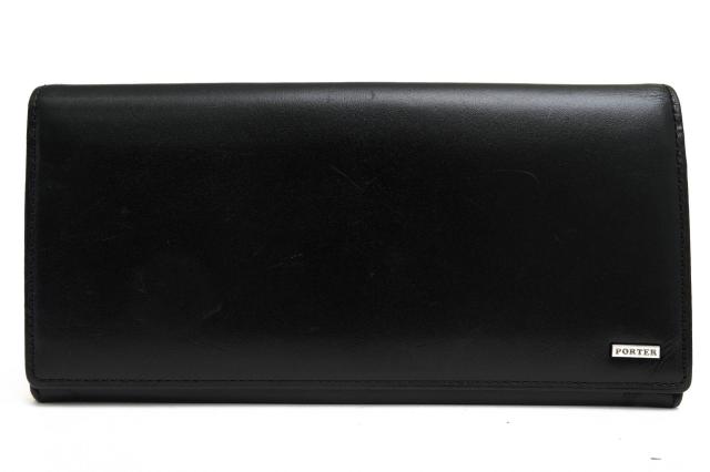 ○ポーター 吉田カバン PORTER 牛ステア コンビネーション鞣し 牛革 長財布 110-02918 SHEEN WALLET 小銭入れあり 二つ折り メンズ 中古の通販は 9,245円