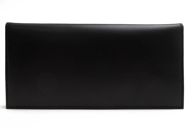 ○プレリー PRARE イタリア産ベビーカーフ 仔牛革 長財布 NPT5019 Victoria ヴィクトリア 小銭入れあり 二つ折り メンズ 【中古】 中古