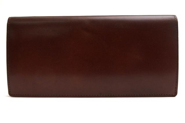 ○土屋鞄 TSUCHIYA-KABAN 馬革 コードバン 長財布 CD3124 長札入れ 小銭入れなし 札入れ 二つ折り メンズ 【中古】 中古_1