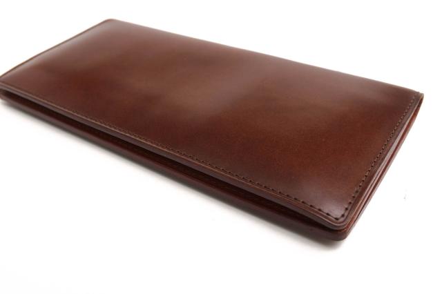 ○土屋鞄 TSUCHIYA-KABAN 馬革 コードバン 長財布 CD3124 長札入れ 小銭入れなし 札入れ 二つ折り メンズ 【中古】 中古_2