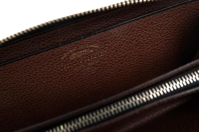 ○フットザコーチャー foot the coacher 牛革 長財布 FTA1512010 LONG ZIP WALLET 小銭入れあり ラウンドジップ ラウンドファスナ 中古_5