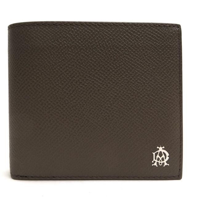 ○ダンヒル Dunhill グレイン型押し牛革 財布 L2X230A CADOGAN カドガン 小銭入れなし 札入れ 二つ折り メンズ 【中古】 中古