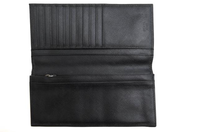 ○プラダ PRADA サフィアーノ 牛革 長財布 2MV836SAFF 小銭入れあり 二つ折り 定番 メンズ 【中古】 中古_5