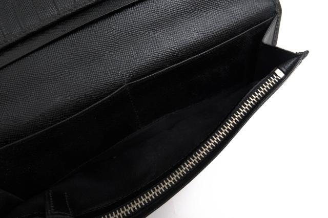 ○プラダ PRADA サフィアーノ 牛革 長財布 2MV836SAFF 小銭入れあり 二つ折り 定番 メンズ 【中古】 中古_7