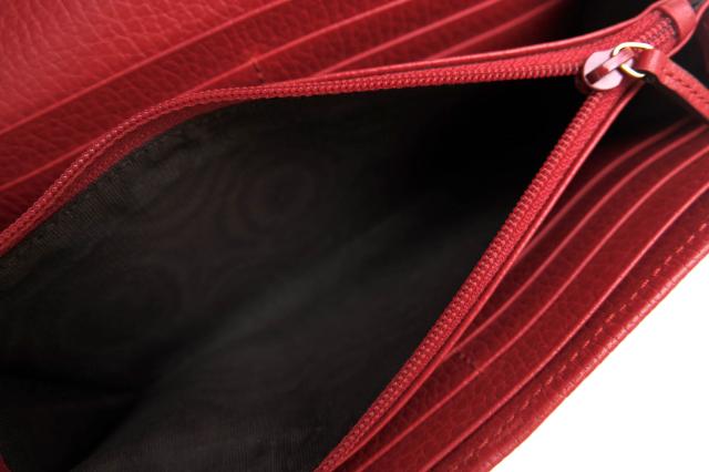○グッチ GUCCI カーフ 牛革 長財布 456116 CAO0G 1000 GG マーモント コンチネンタルウォレット インターロッキングGG シボ革 シ 中古_7