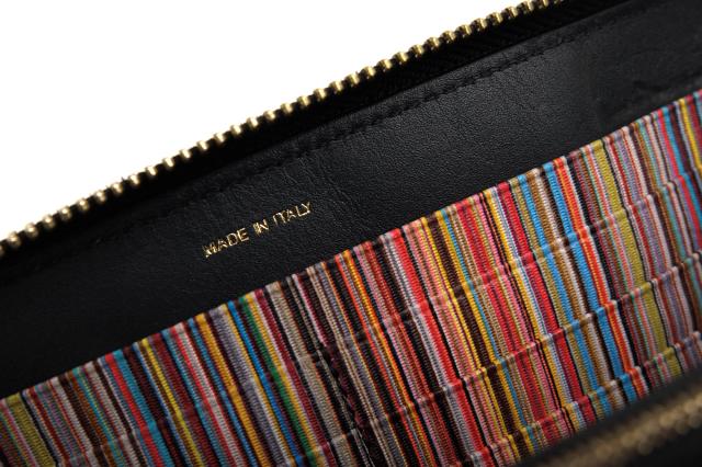 ○ポールスミス Paul Smith 牛革 カーフ 子羊革 ラムレザー 長財布