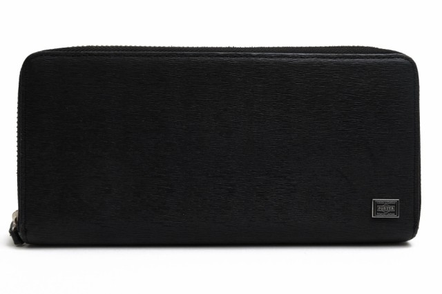 ○ポーター 吉田カバン PORTER 牛ステア コンビネーション鞣し エンボス加工 長財布 052-02214 CURRENT WALLET カレント 小銭入れ 中古