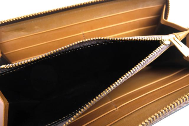 ○ココマイスター COCOMEISTER スペイン産原皮ヌバックレザー 長財布 GOOD OLD STANDARDZIP グッドオールド・スタンダードジップ   中古 ○ココマイスター COCOMEISTER スペイン産原皮ヌバックレザー 長財布