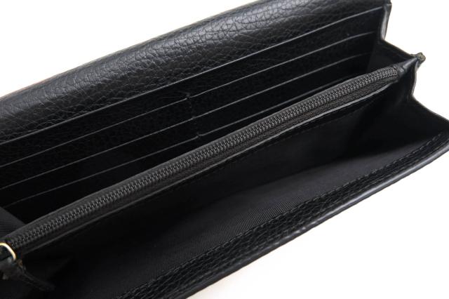 ○グッチ GUCCI DOLLAR CALFカーフ 牛革 長財布 449279 インターロッキング コンチネンタル チェルシー 小銭入れあり 二つ折り シ 中古_6