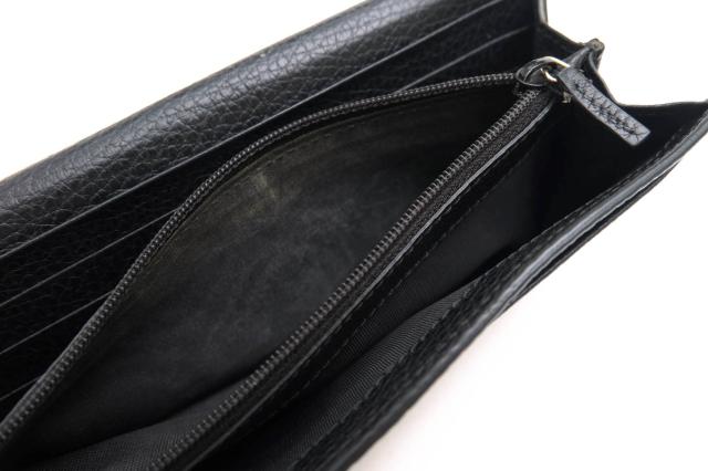 ○グッチ GUCCI DOLLAR CALFカーフ 牛革 長財布 449279 インターロッキング コンチネンタル チェルシー 小銭入れあり 二つ折り シ 中古_7