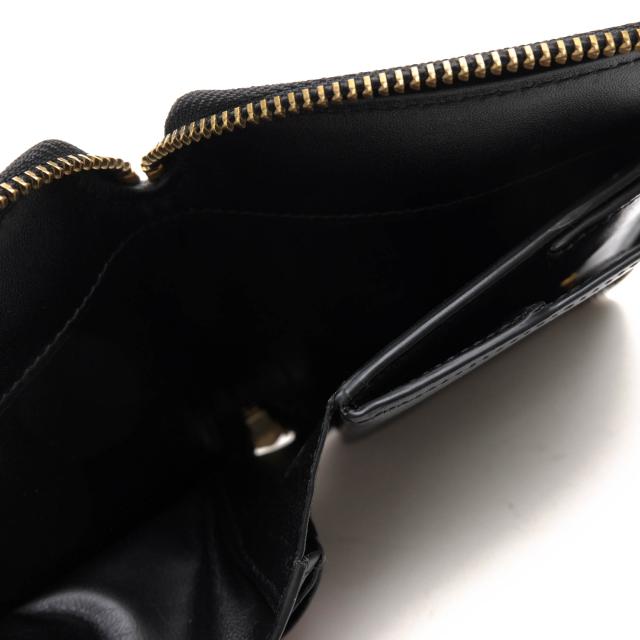 ○コムデギャルソン COMME des GARCONS 牛革 カーフ 財布 SA2100HL CDG Wallet Huge Logo ユニセックス ラウンドジップ ラウンドフ 中古_6