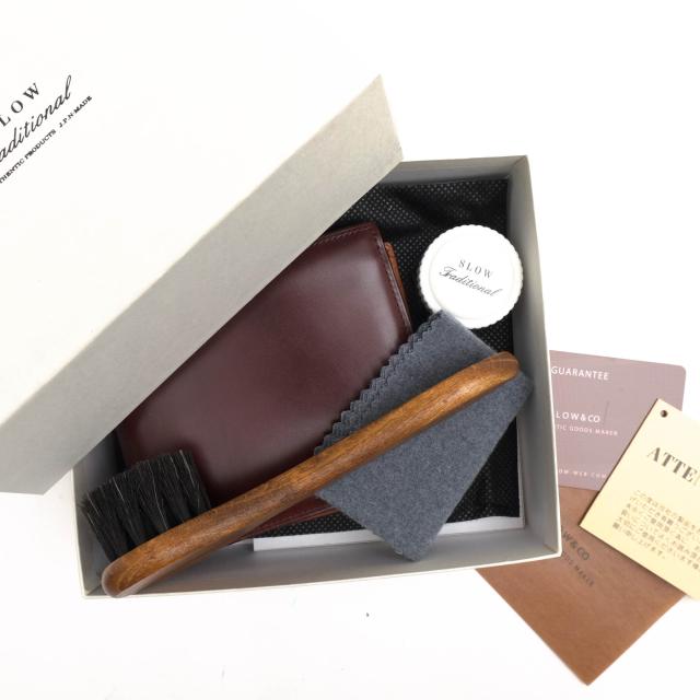 ○スロウ SLOW 馬革 コードバン 財布 SO729H CORDOVAN Short wallet 小銭入れあり 二つ折り メンズ 【中古】 中古_8