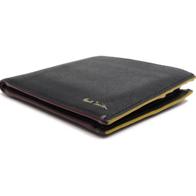 ○ポールスミス Paul Smith グレイン型押し牛革 財布 843421 P594