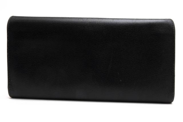 ○ロエベ LOEWE アナグラムボタン カーフ 牛革 長財布 コンチネンタルウォレット 小銭入れあり レディース 【中古】 中古の通販は