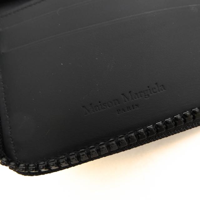 ○マルタンマルジェラ マルジェラ Maison Martin Margiela 牛革 カーフ 財布 S35UI0513 PS935 シグネチャーステッチ ラウンドジッ 中古_6