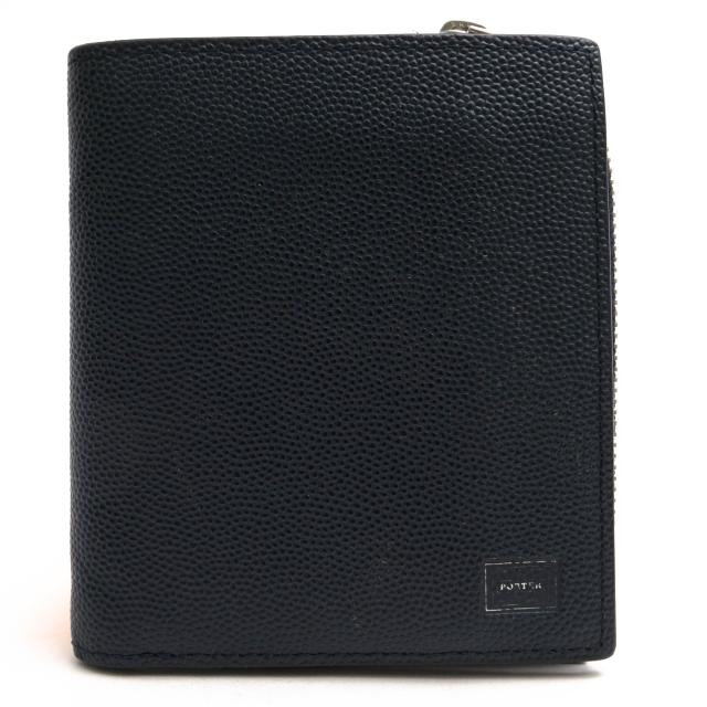 ○ポーター 吉田カバン PORTER 牛ステア コンビネーション鞣し 牛革 財布 030-03439 ABLE WALLET エイブル 小銭入れあり 二つ折り  中古