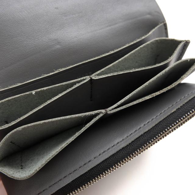 ○スタンダード サプライ STANDARD SUPPLY イタリア産ナッパレザー 牛革 財布 SDS0016 PAL BILLFOLD-FLAP WALLET パル ビルフォー 中古_6