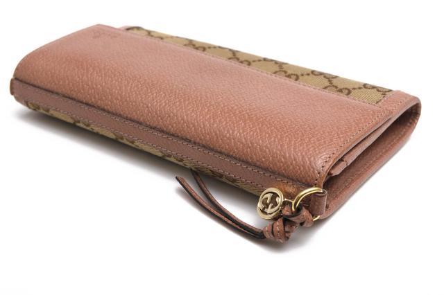○グッチ GUCCI GGキャンバス 長財布 323396 2184 BREE ORIGINAL GG