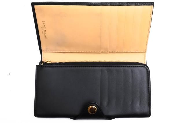 ○J＆Mデヴィッドソン J＆M DAVIDSON ユナイテッドアローズ UNITED ARROWS別注 牛革 カーフ 長財布 17464991343 JMD WOMENS WLT UA 中古_4