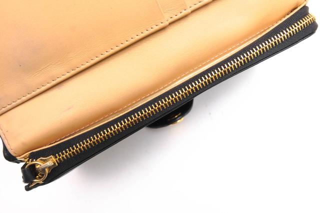 ○J＆Mデヴィッドソン J＆M DAVIDSON ユナイテッドアローズ UNITED ARROWS別注 牛革 カーフ 長財布 17464991343 JMD WOMENS WLT UA 中古_6