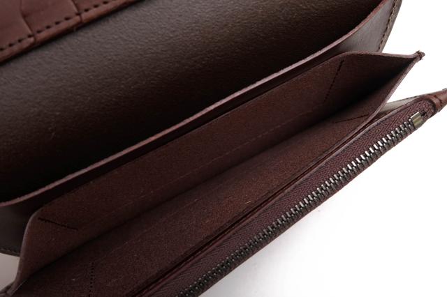 ○ファニー FUNNY ブライドルレザー 牛革 長財布 WALLET Jr. BRIDLE