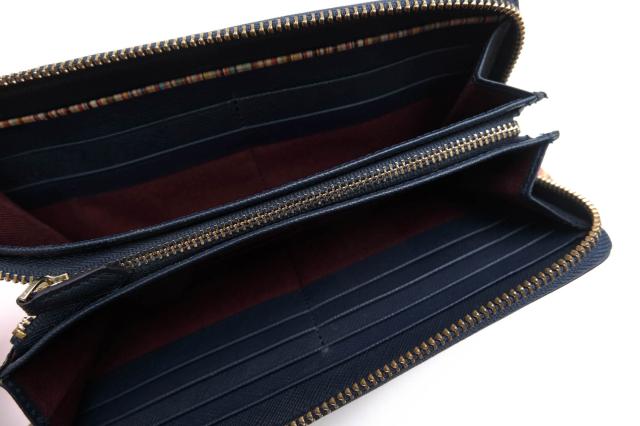 ○ポールスミス Paul Smith 牛革 長財布 PSC785 ジップストロー