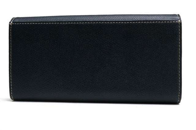 ○キタムラ Kitamura 牛革 長財布 PH0331 型押し 小銭入れあり レディース 【中古】 中古_1