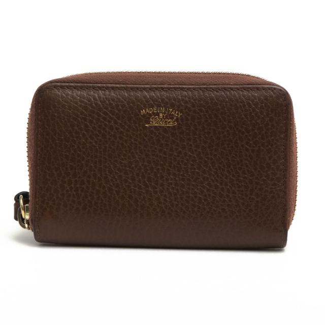 ○グッチ GUCCI 牛革 カーフ 財布 368877 0959 SWING スウィング ケース ユニセックス 男女兼用 小銭入れあり ラウンドジッ  中古