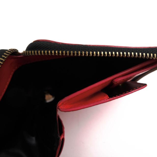 ○コムデギャルソン COMME des GARCONS 牛革 カーフ 財布 SA2100HL CDG Wallet Huge Logo ユニセックス ラウンドジップ ラウンドフ 中古_6