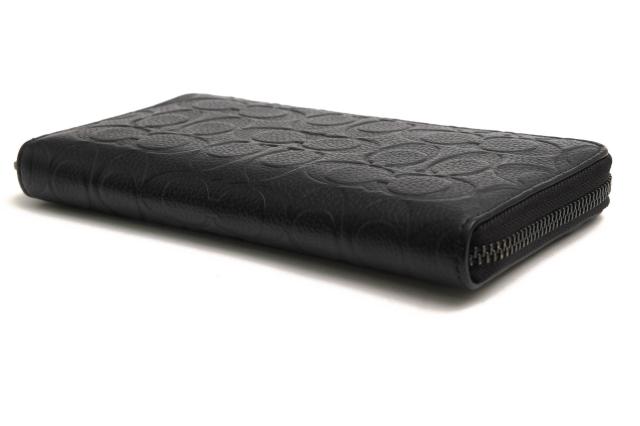 ○コーチ COACH シグネチャーソフトポリッシュドペブルレザー 牛革 長財布 C1226 Accordion Wallet In Signature Leather シグネチ 中古_2